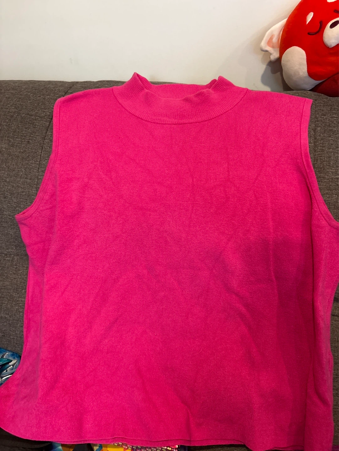 TanJay Petites Pink Sleeveless Mock Neck Top - photo 2