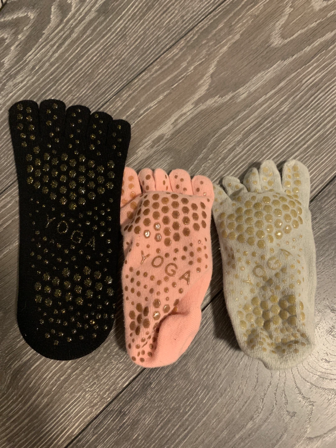 Pilates Grip Socks - 3 Pairs - photo 2