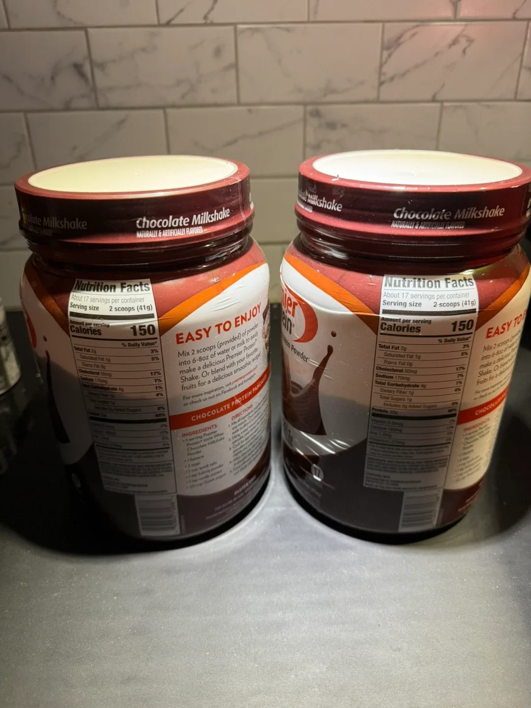 Premier Protein Chocolate Milkshake 24.5 oz 2 containers - photo 4