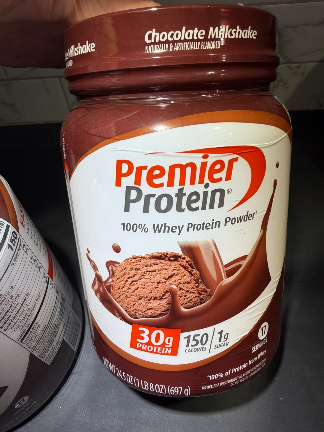 Premier Protein Chocolate Milkshake 24.5 oz 2 containers - photo 2