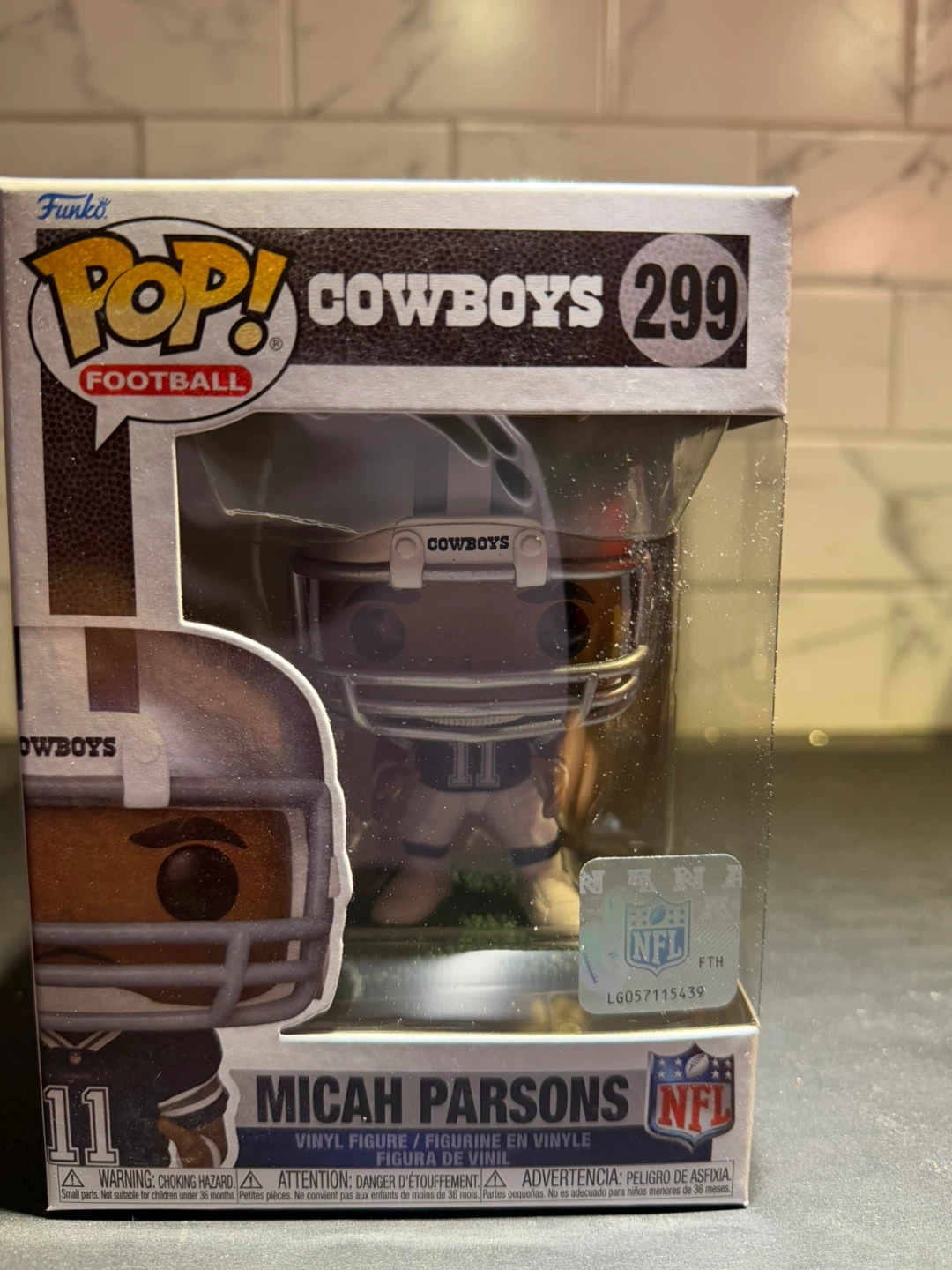 Funko Pop! Football Micah Parsons #299 Vinyl Figure