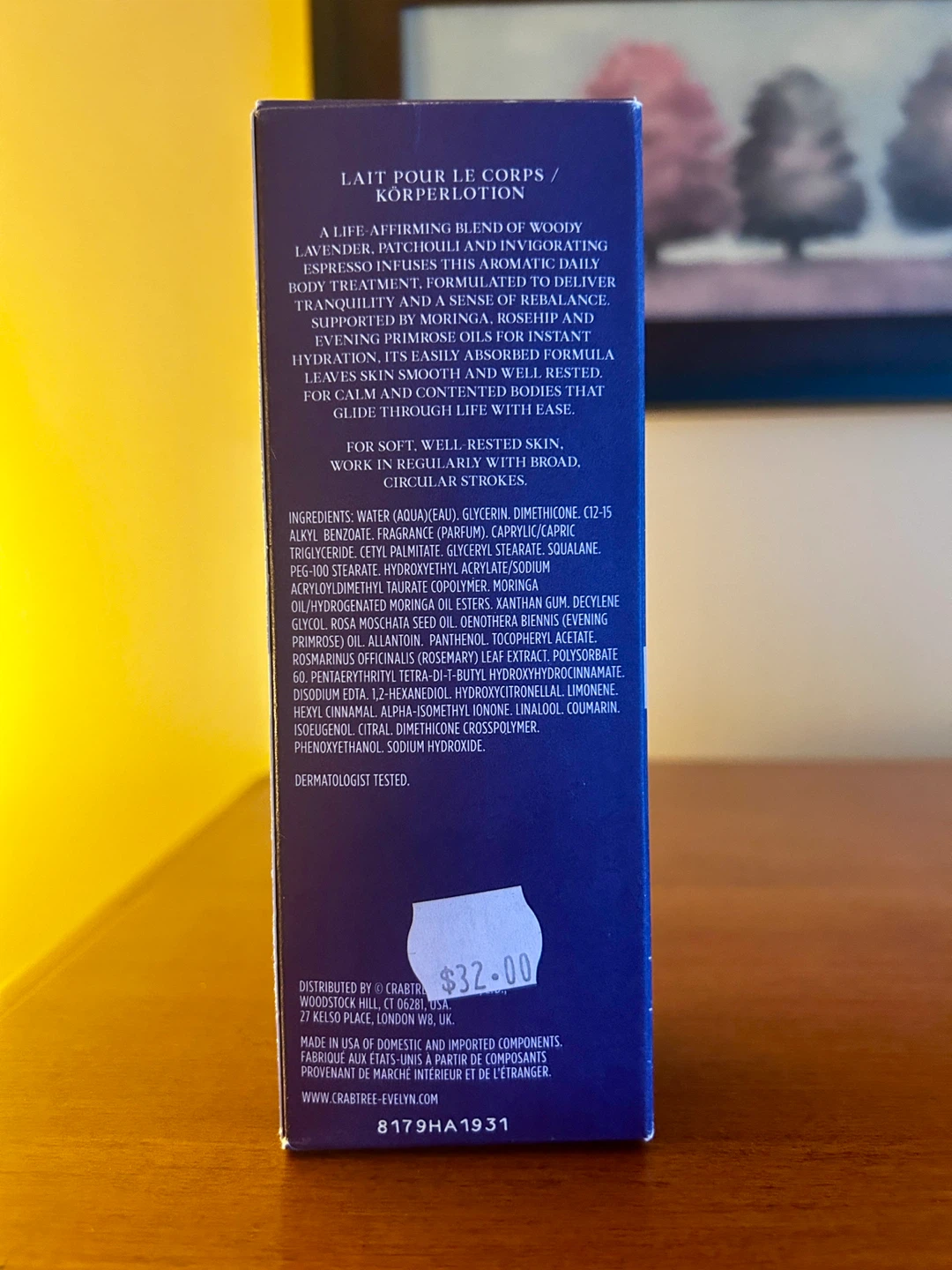 Crabtree & Evelyn Lavender & Espresso Body Lotion 250ml - photo 2