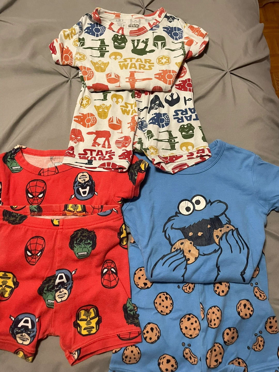 Gap Kids 3 Pairs Pajamas (Sizes 5 & 6)