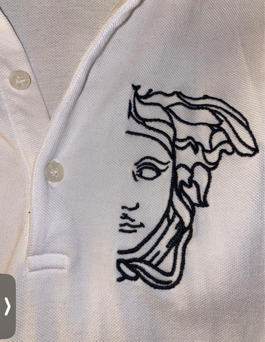 Versace Collection White Polo Shirt - photo 4
