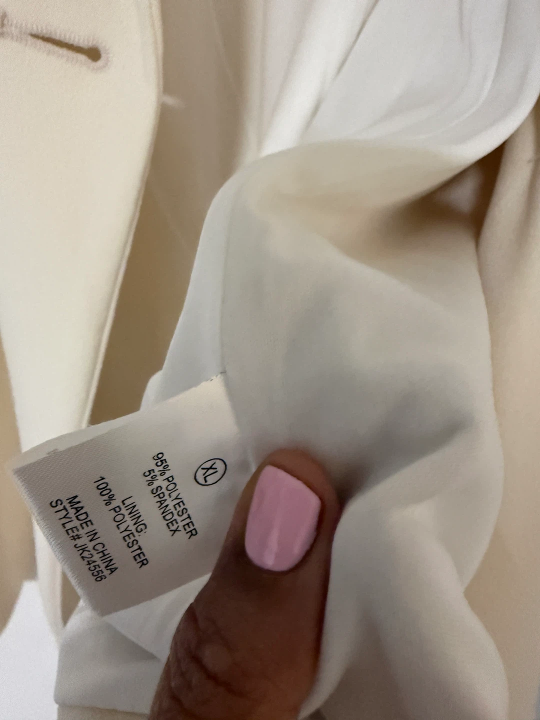 Fashion Nova Cream Blazer Jacket XL - photo 4
