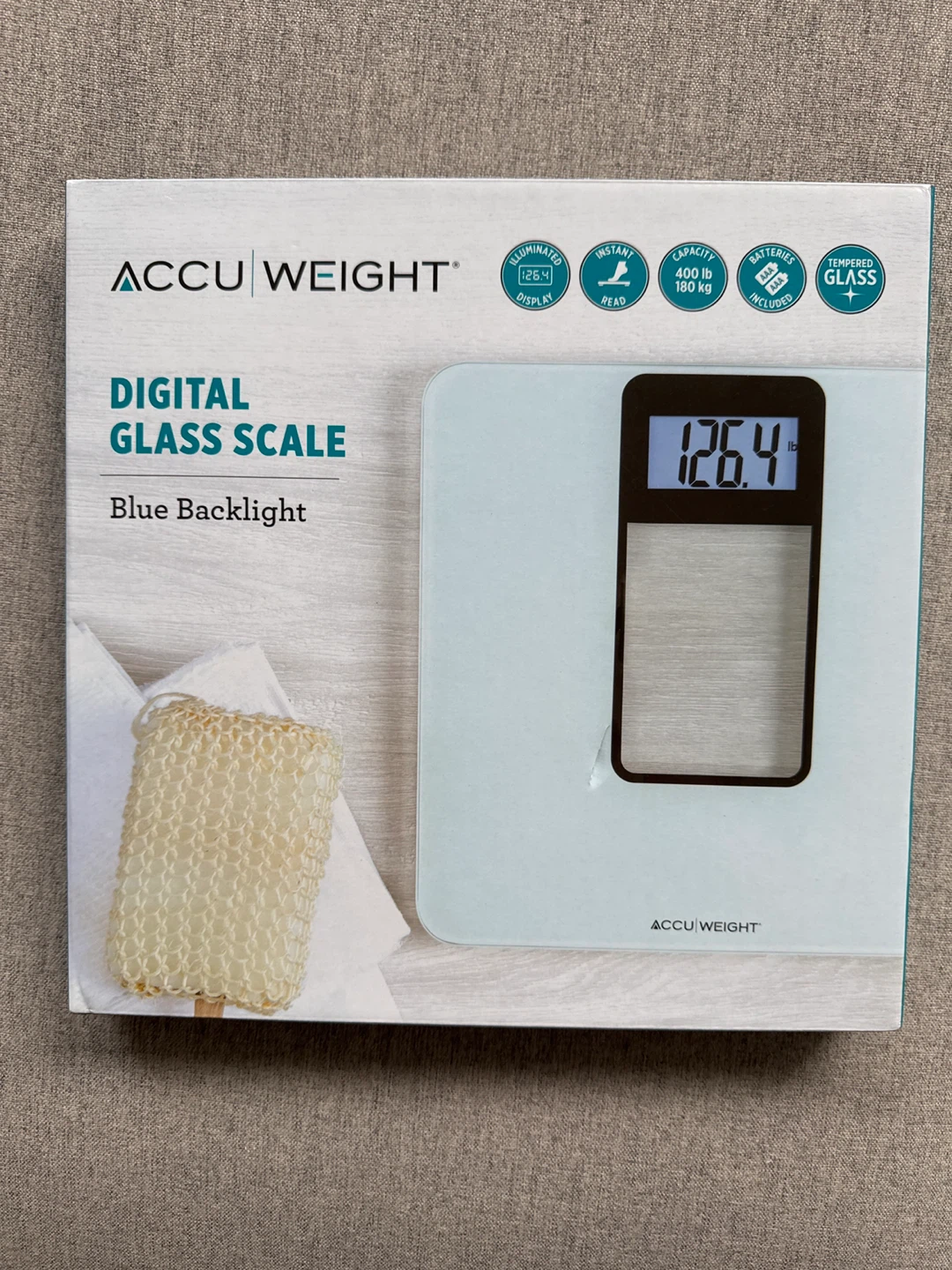 Accu Weight Digital Glass Scale