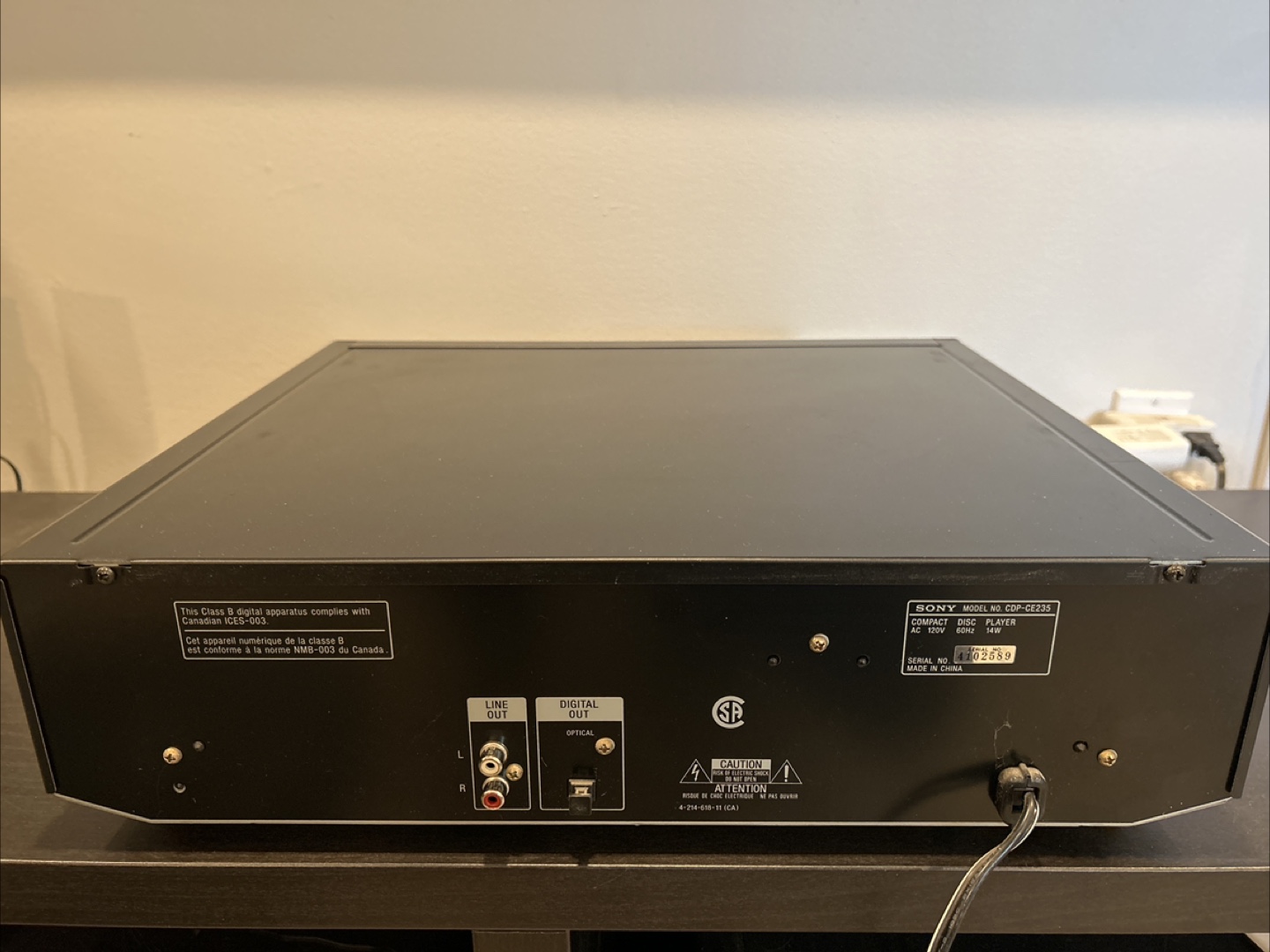 Sony 5-Disc CD Changer Player CDP-CE235 - photo 3