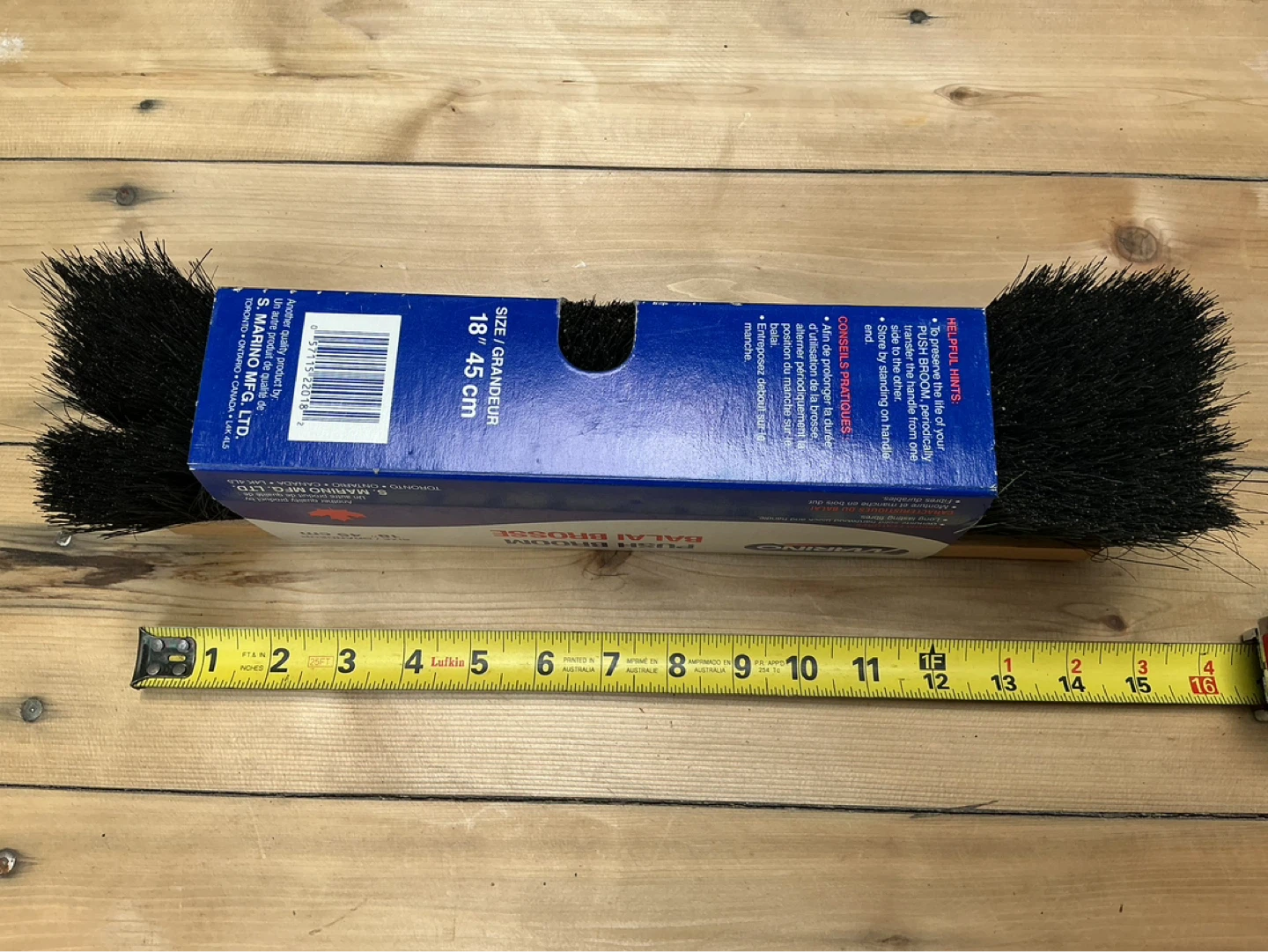 Brand New MARINO Push Broom Head 18 inch 45 cm ! - photo 2