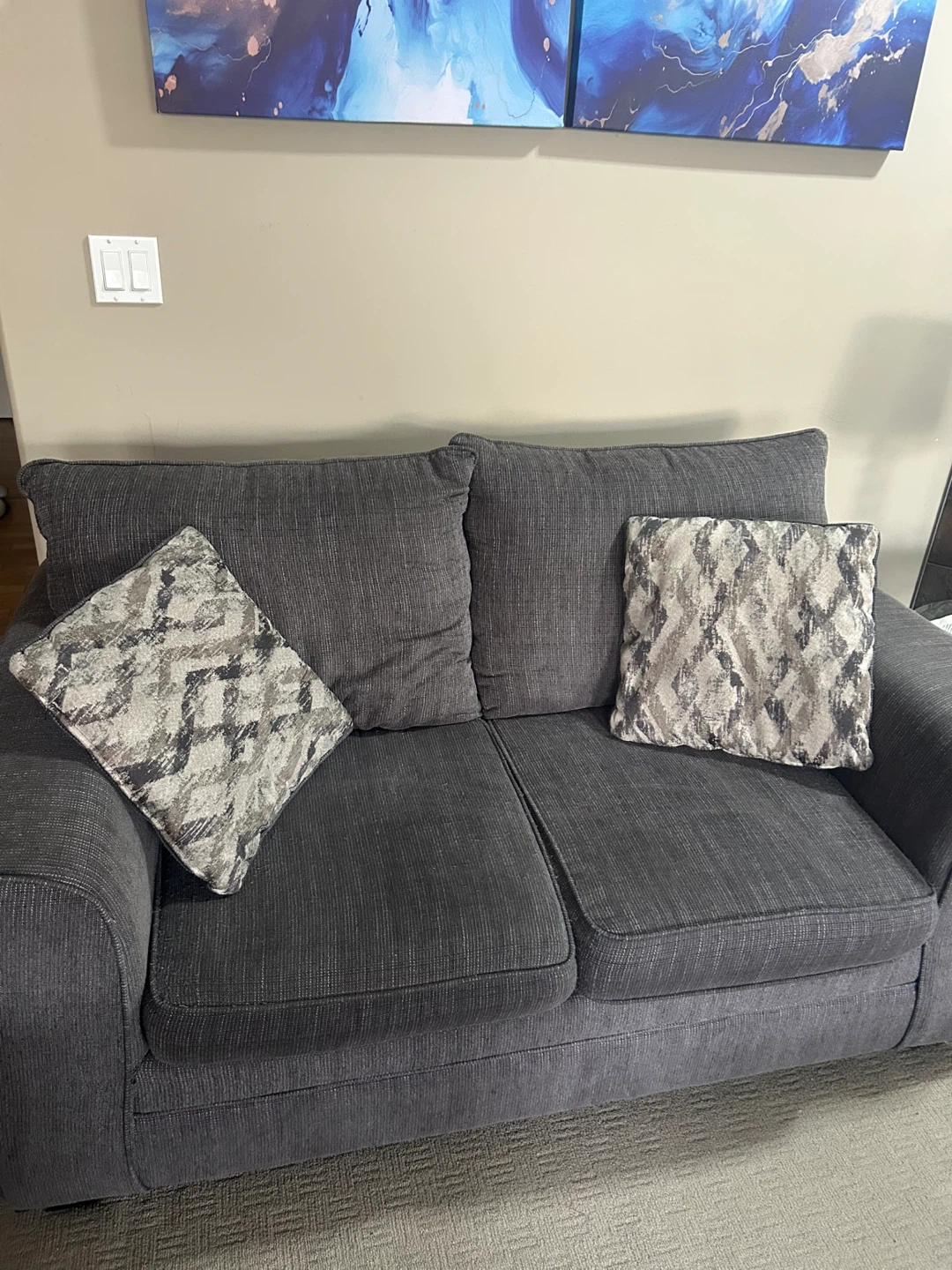 Exquisite Cozy Grey 3 + 2 Seater Sofa  Set + FREE Throw Pillows - photo 3