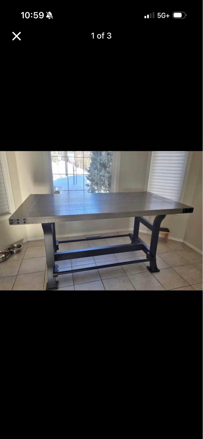 Industrial Style Dining Table