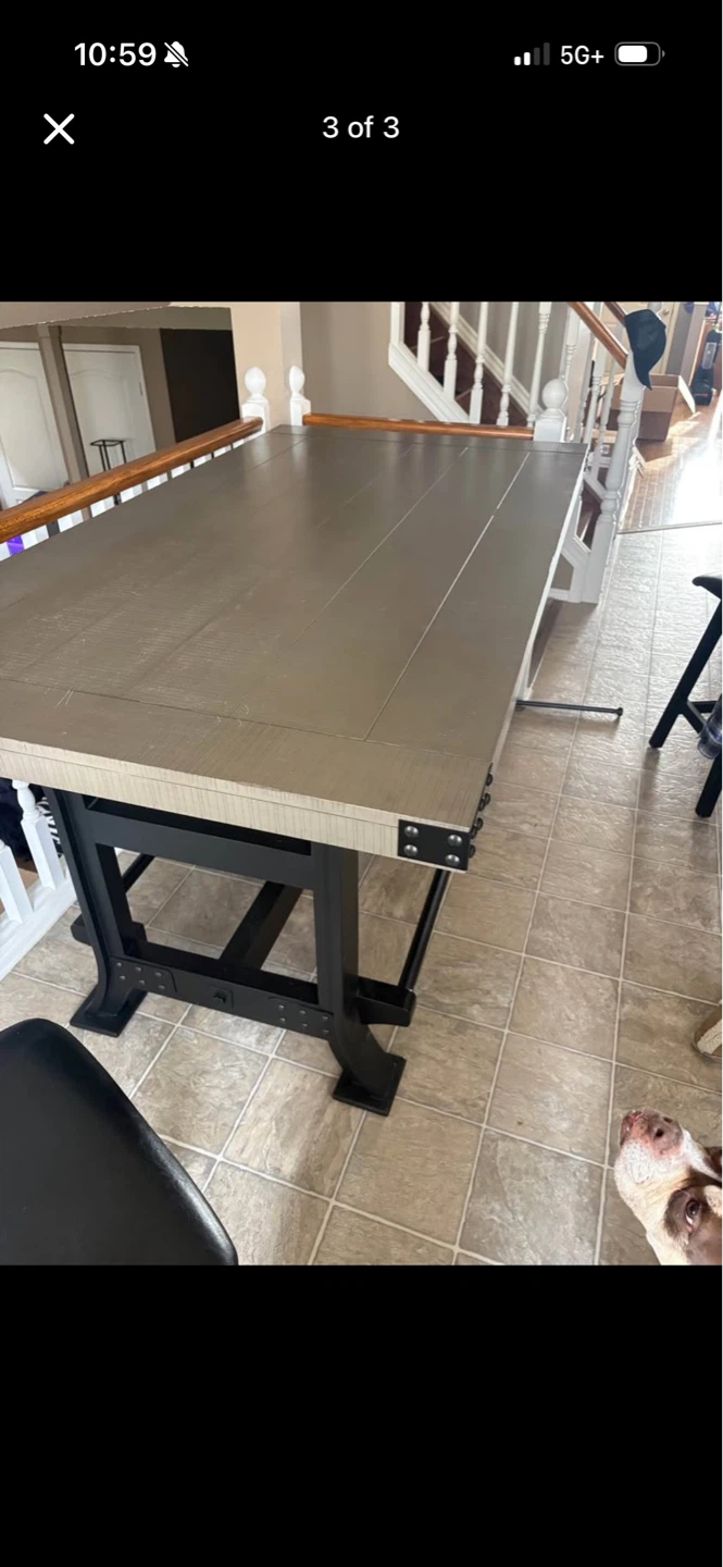 Industrial Style Dining Table - photo 2