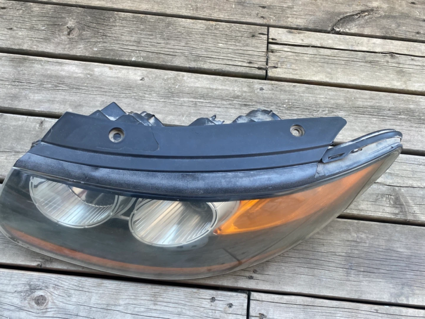 Used left Headlight Assembly Santa Fe 2012 - photo 3
