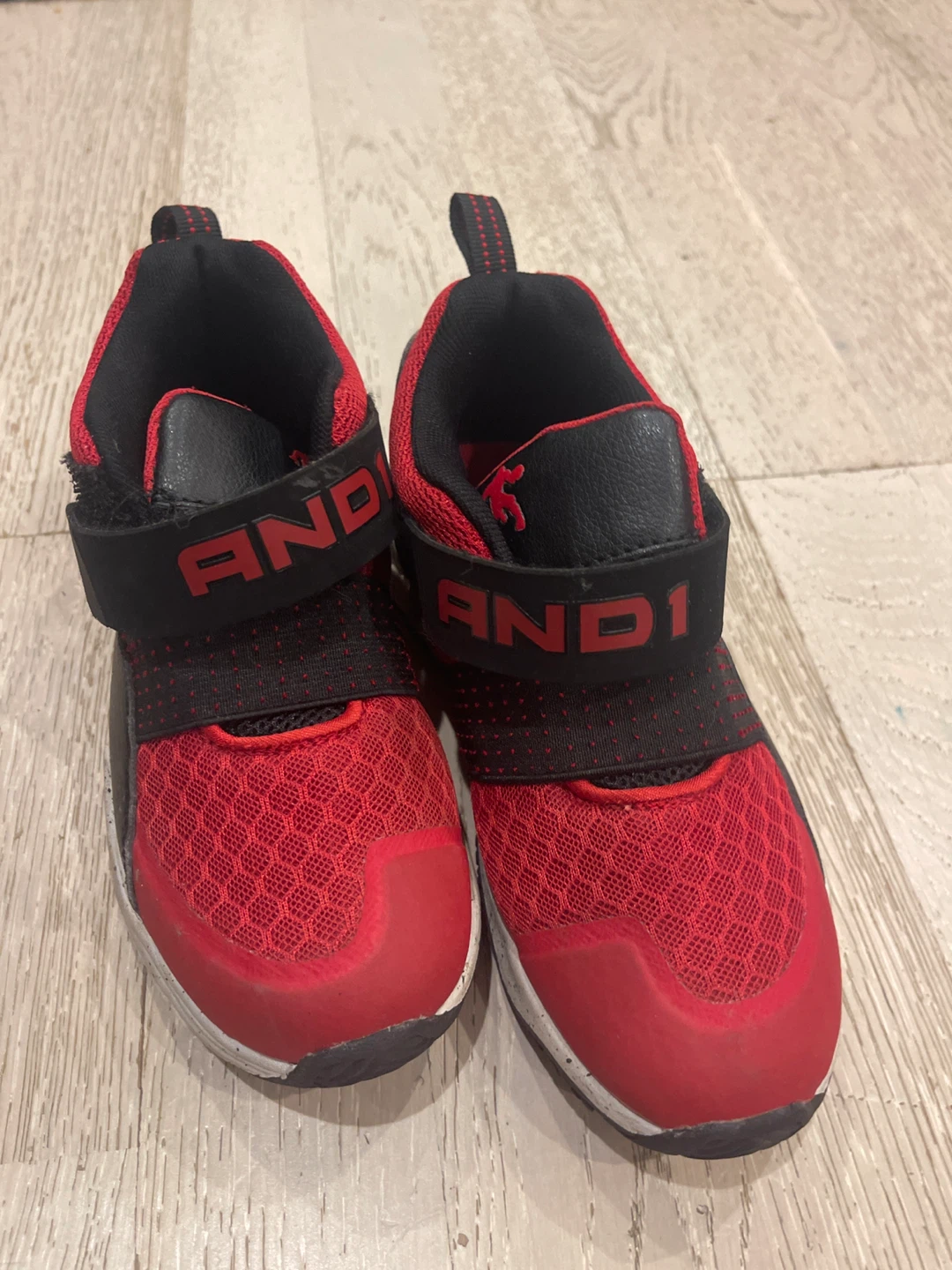 AND1 Kids Red/Black Sneakers