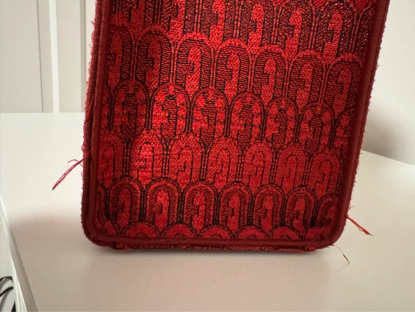 Furla Red Beaded Tote Bag - photo 4
