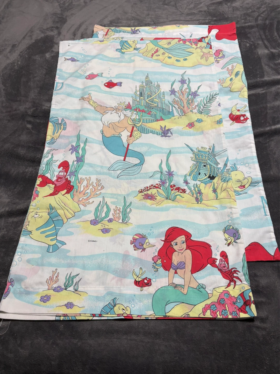 Vintage Disney The Little Mermaid Pillowcases - photo 2