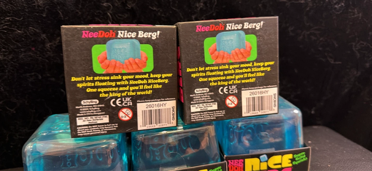 [2 available]NeeDoh Nice Berg Super Squishy Toy (Set of 5)