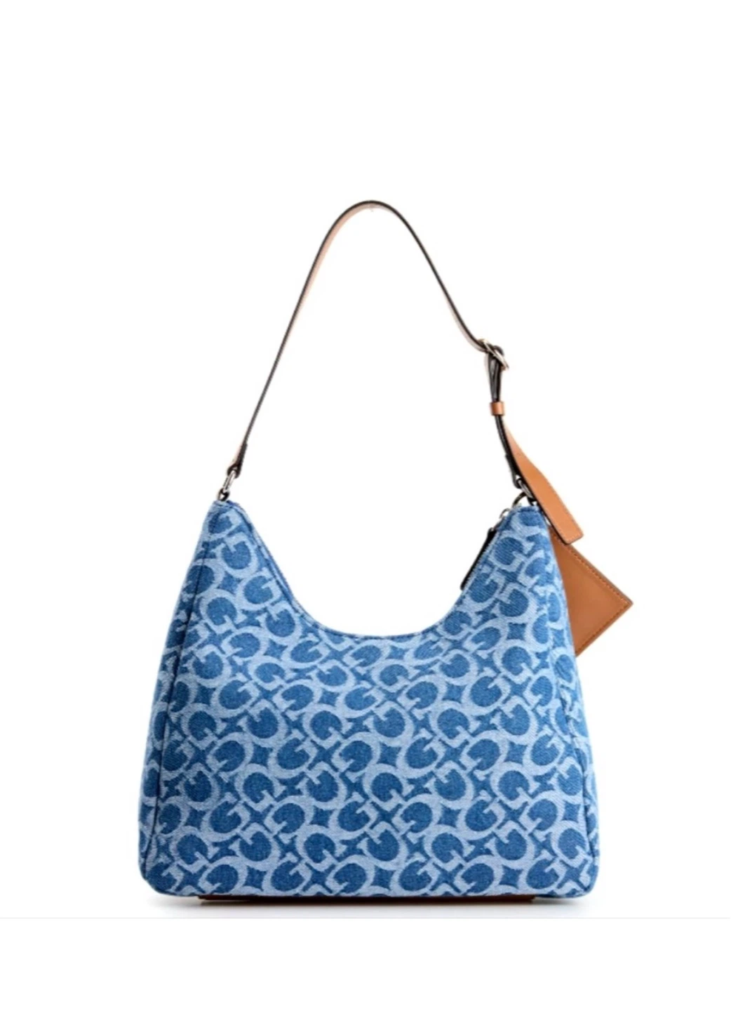 Guess Denim Hobo Bag with Pouch - photo 3