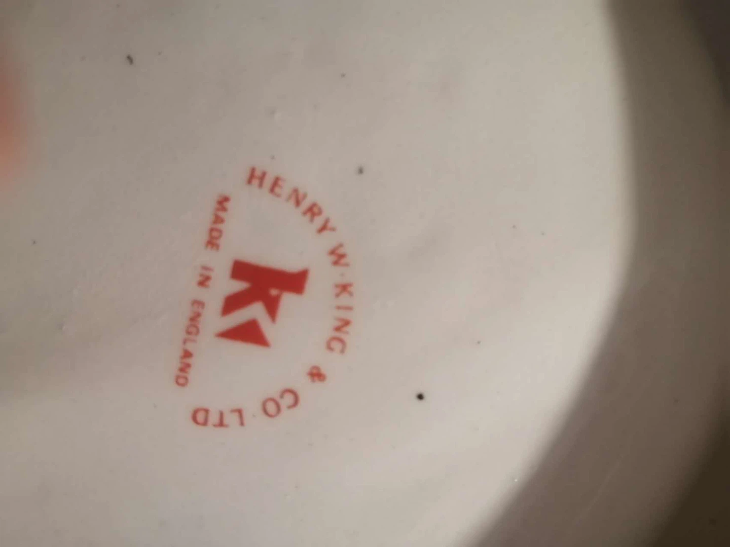 Antique England made porcelain pet bowl - photo 2