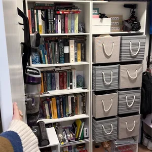 2 white book shelf
