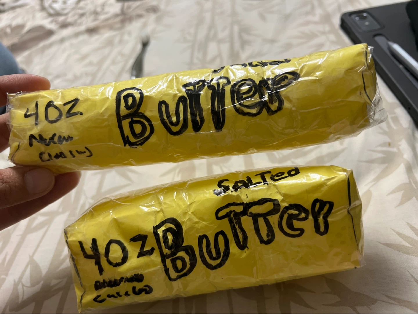 Homemade paper butter squishy