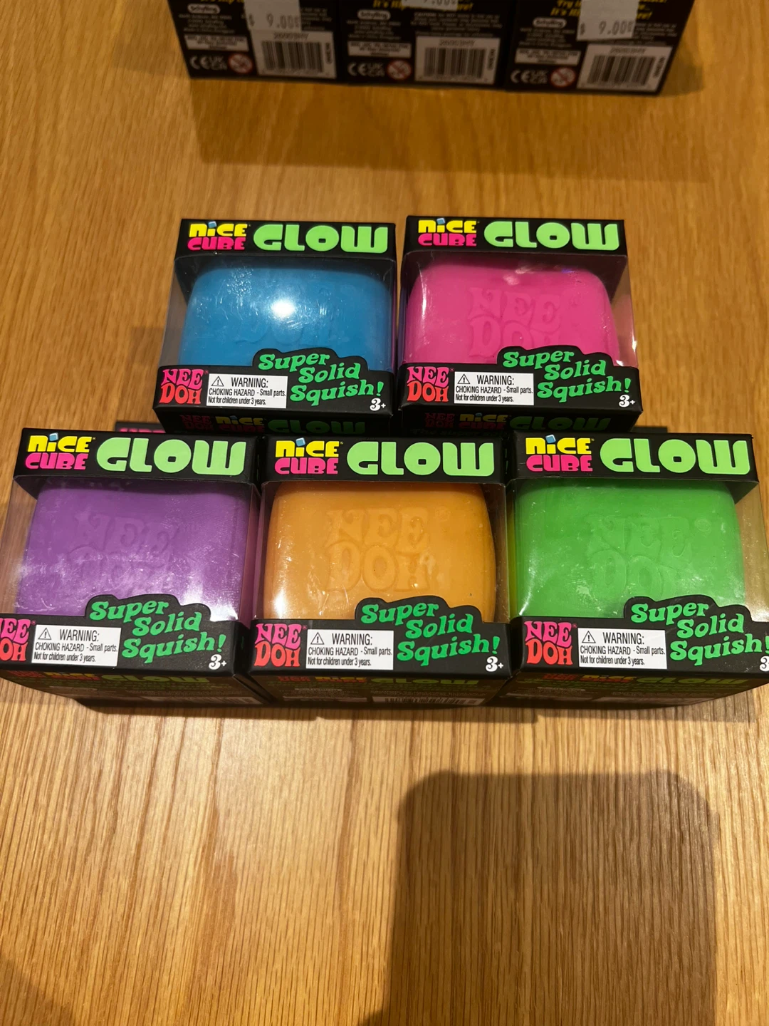 Nee Doh Nice Cube(Glow) Super Solid Squish Fidget Toy - photo 2