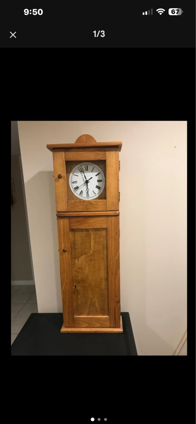 Wooden Grandfather Clock