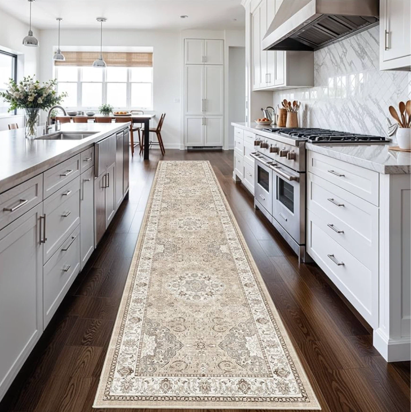 2'6x12 Kitchen Rugs Entryway Rug Runner Vintage Soft - photo 2