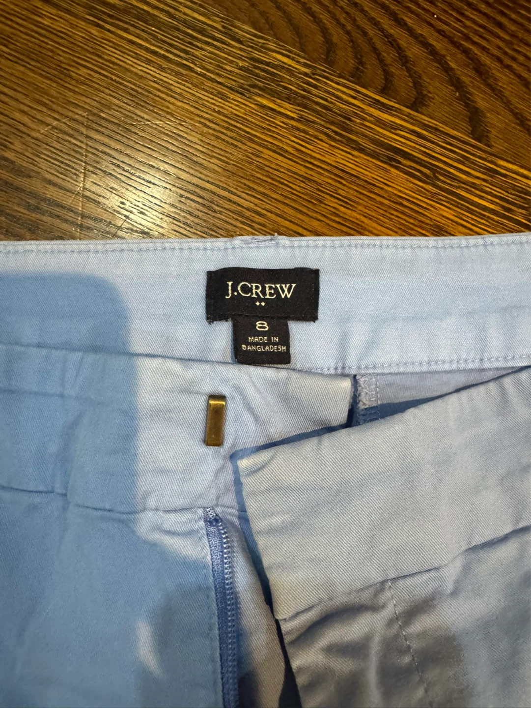 J.Crew Women's Blue Chino Shorts Size 8 - photo 2