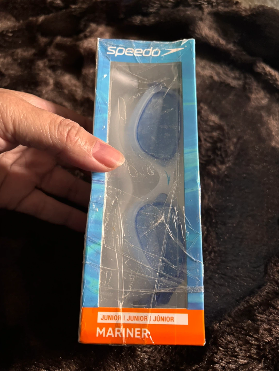Speedo Mariner Junior Goggles & Silicone Swim Cap Set - photo 4
