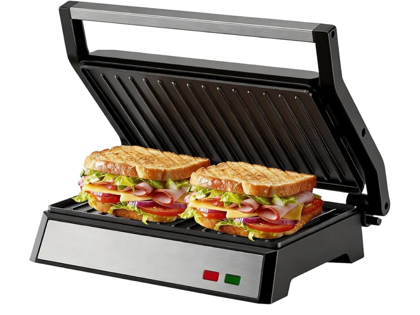 1200W Multi-Function Grill, 3 in 1 Panini Press