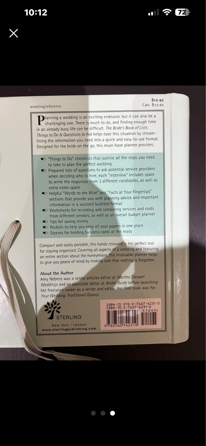 The Bride's Book of Lists by Amy Nebens - photo 3