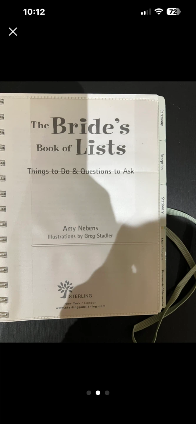 The Bride's Book of Lists by Amy Nebens - photo 2