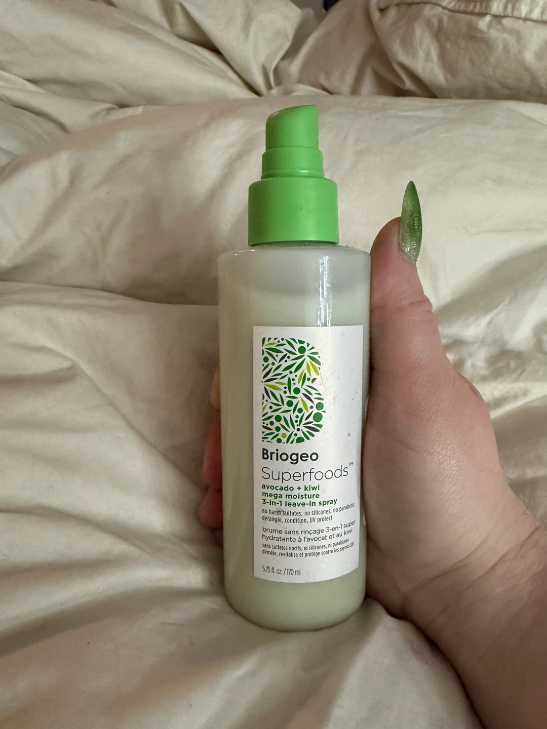 Briogeo Superfoods Avocado Kiwi 3-in-1 Leave-In Spray
