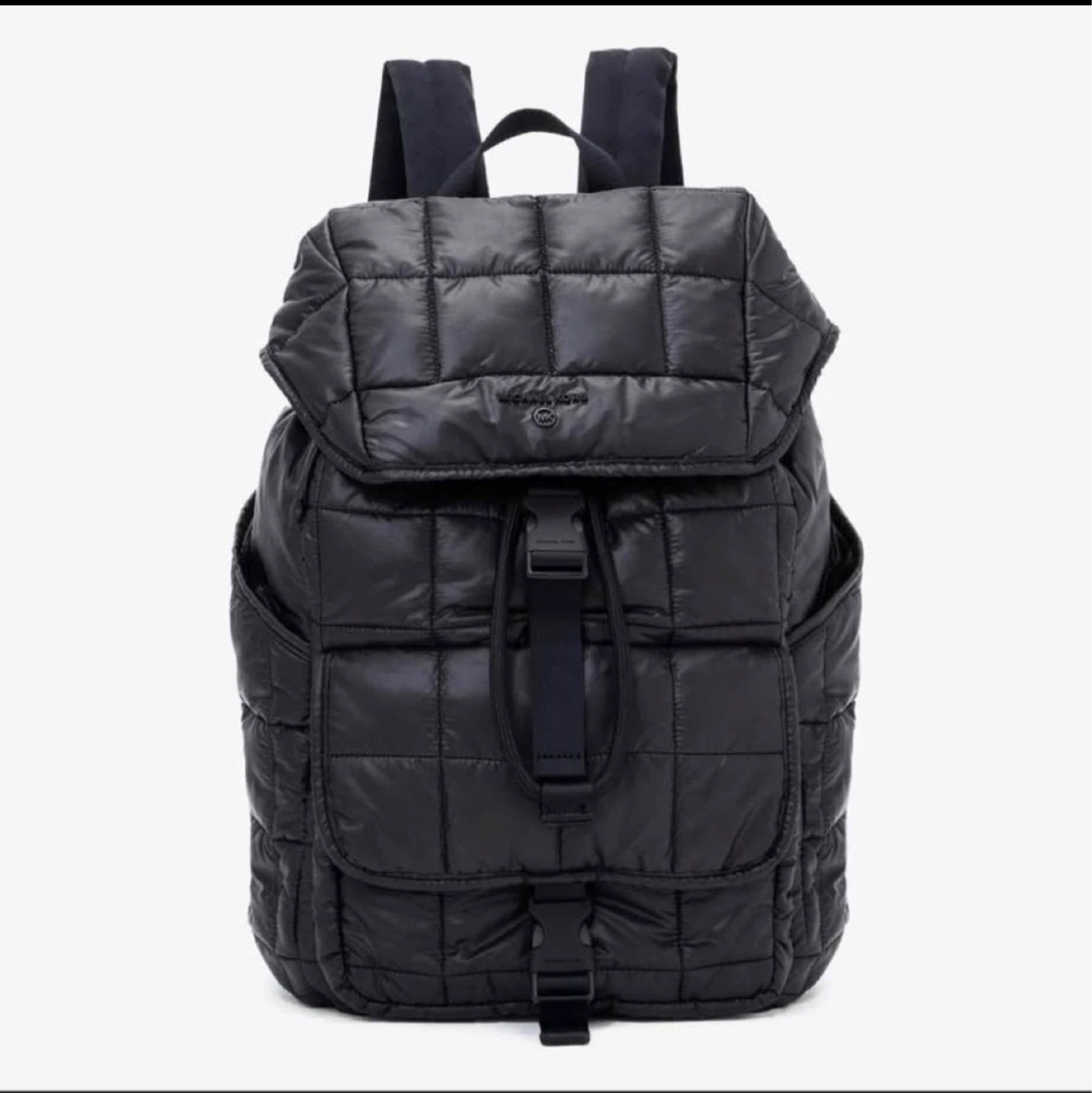 Michael Kors Quilted Nylon Backpack Black