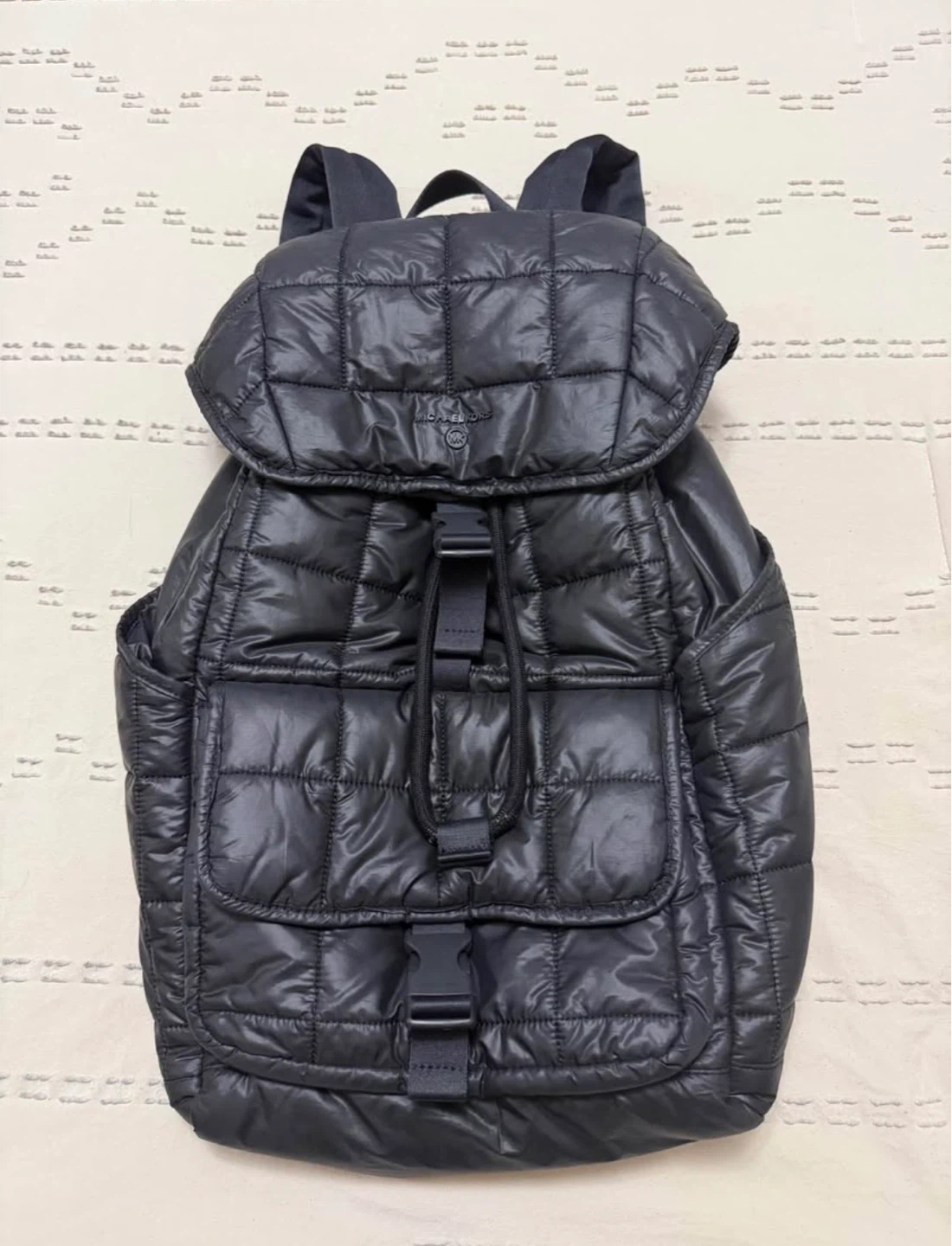 Michael Kors Quilted Nylon Backpack Black - photo 2