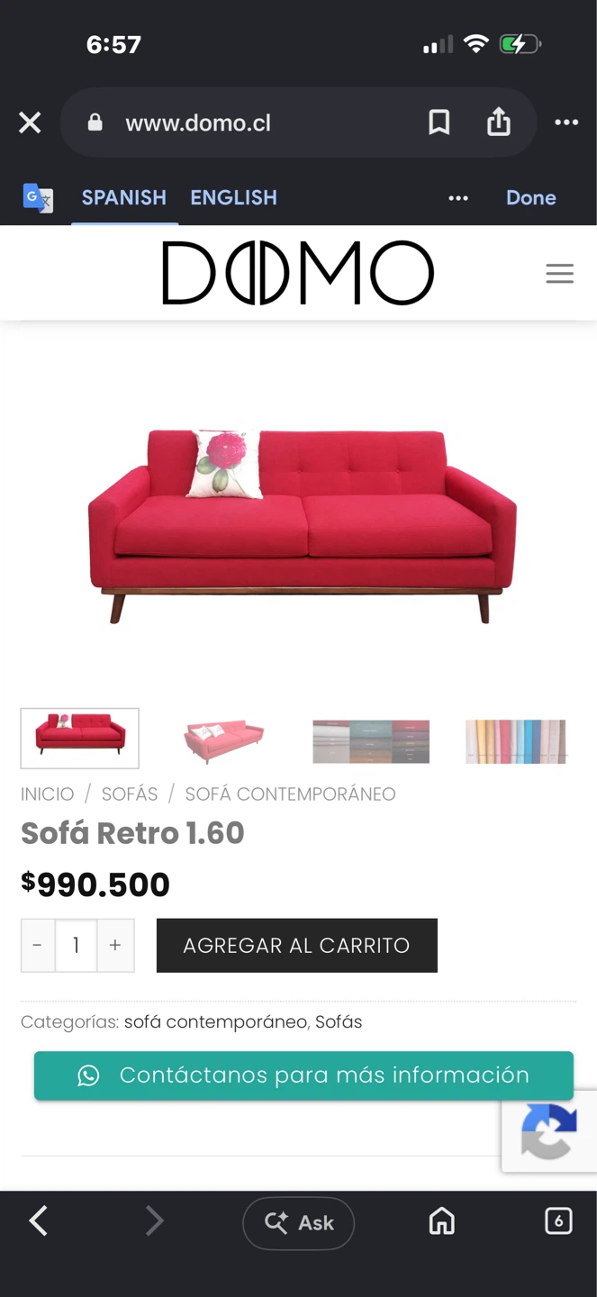 FREE Red Two-Seater Sofa - photo 5