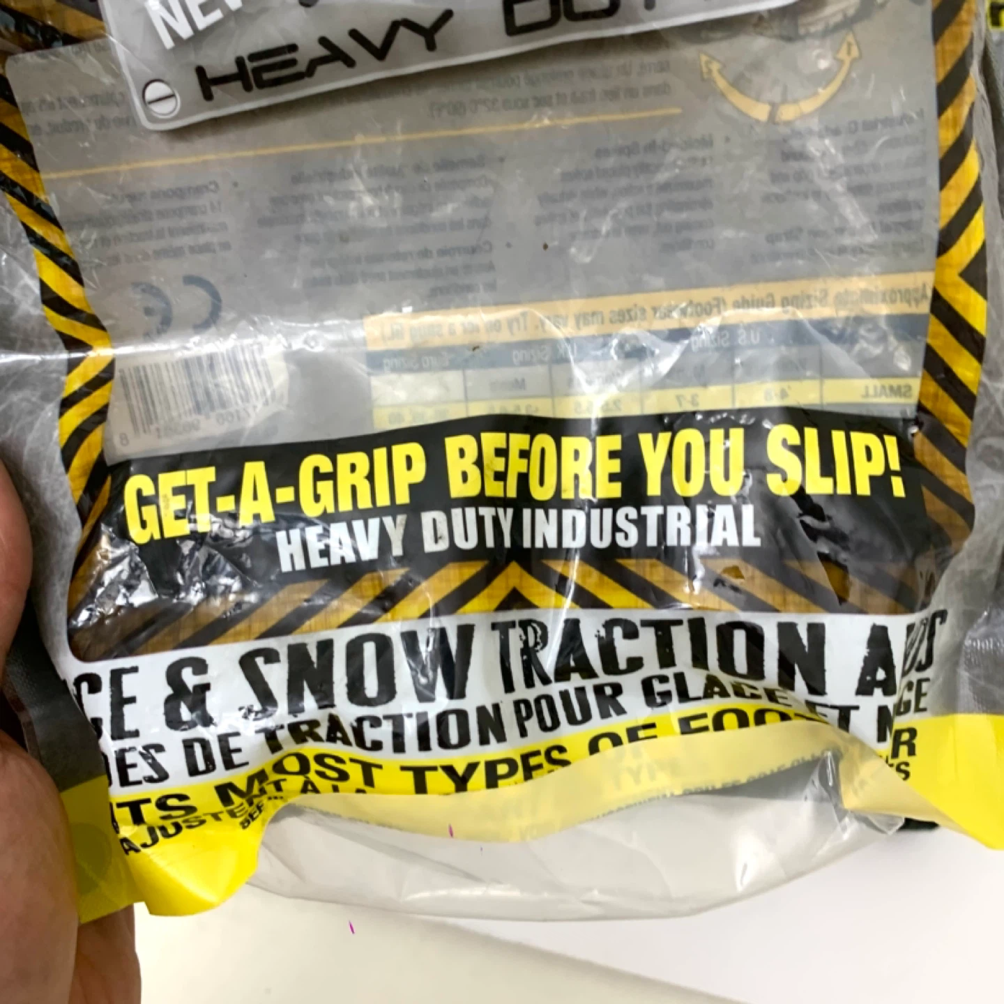 Ice Cleats Snow Traction Aids Winter Shoe Grips Size Small Shoe - photo 2