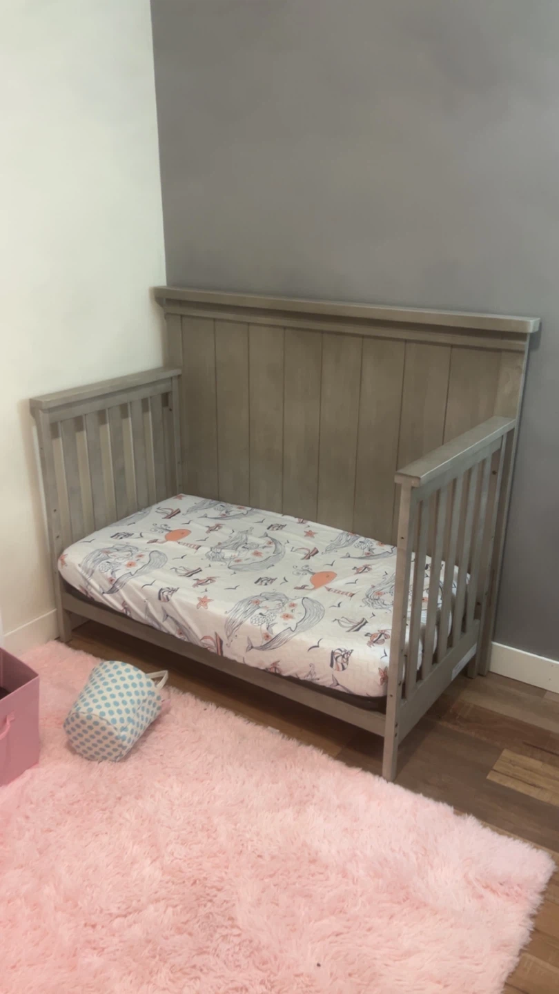 Oxford baby Wooden Crib with mattress - photo 2