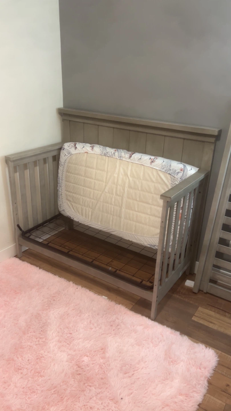 Oxford baby Wooden Crib with mattress - photo 4