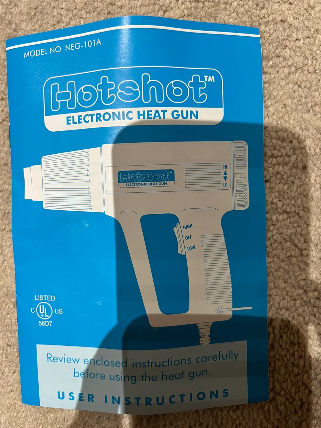Hotshot Electronic Heat Gun NEG-101A
