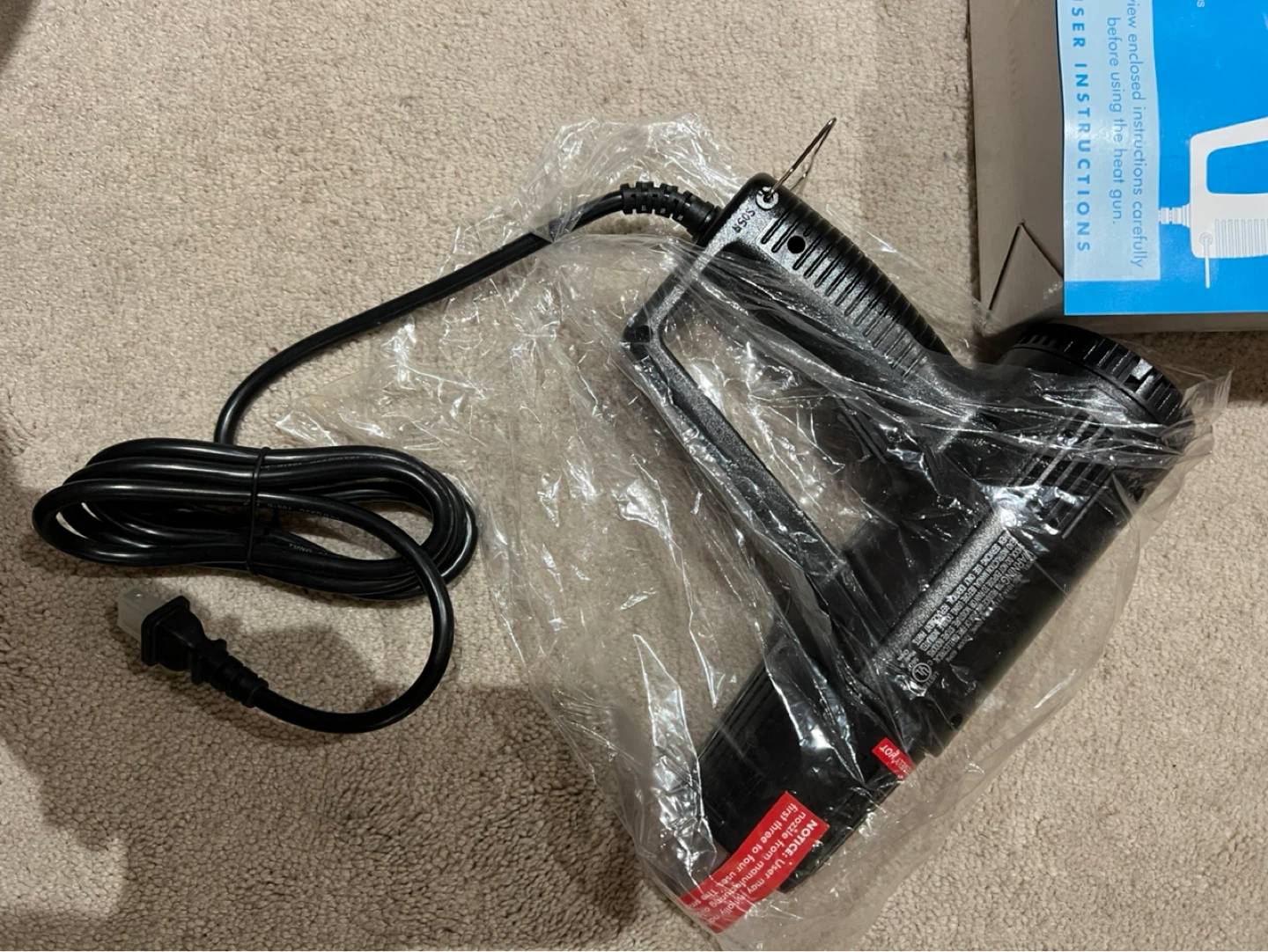 Hotshot Electronic Heat Gun NEG-101A - photo 4