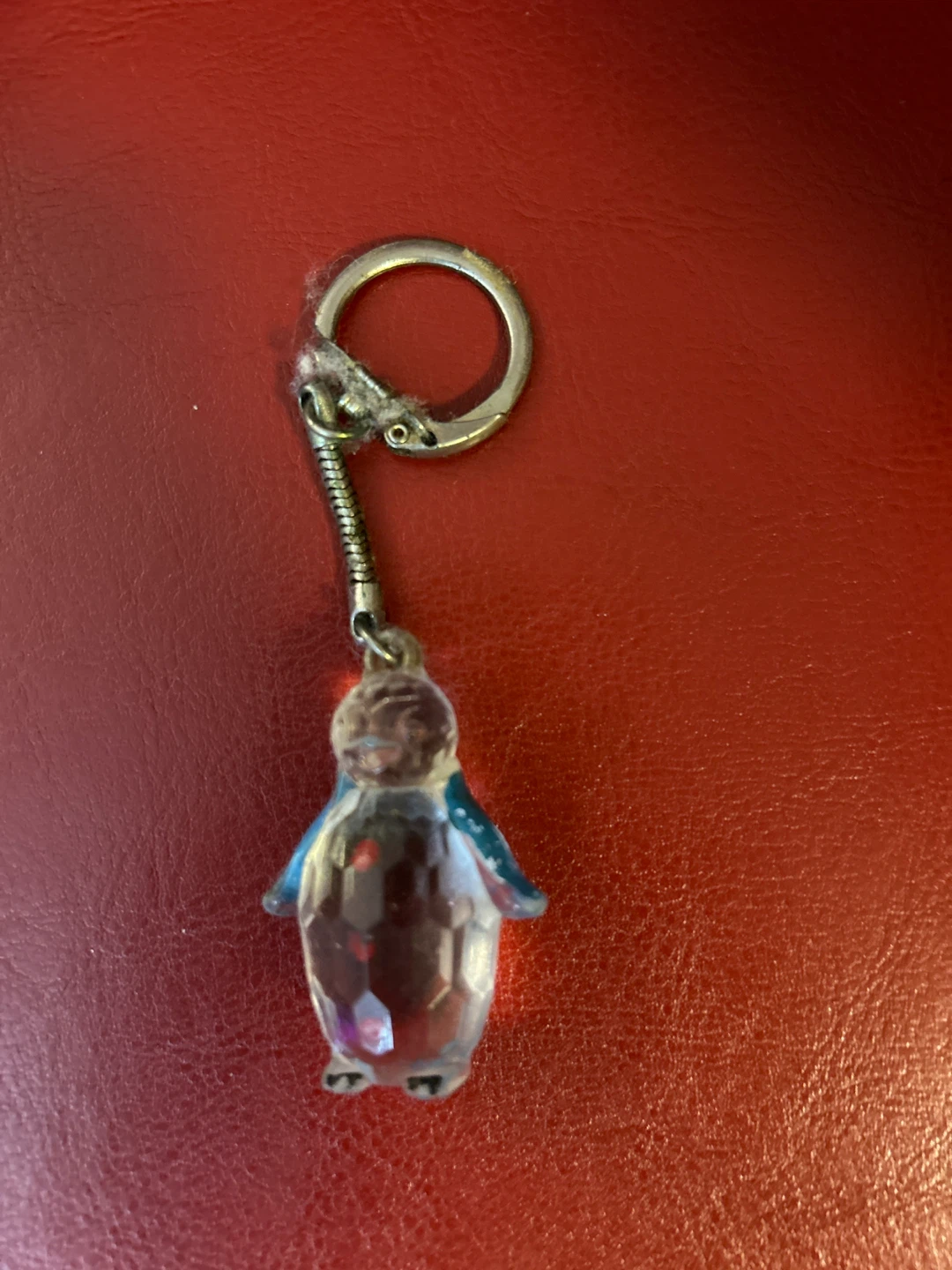 Crystal Penguin Keychain