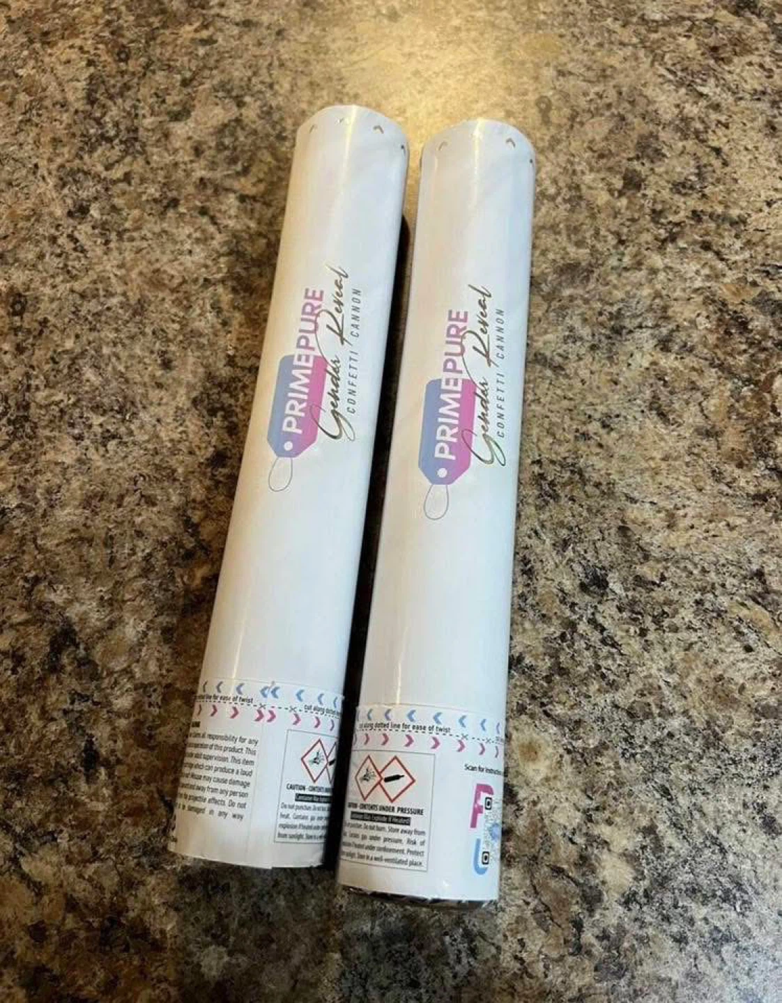 PrimePure Gender Reveal Cannons (Set of 2)