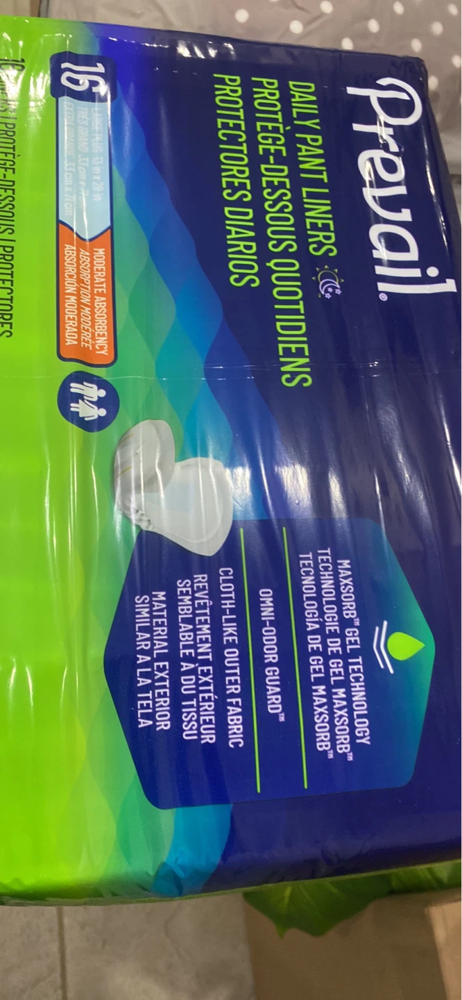 Prevail Daily Pant Liners - Large Plus