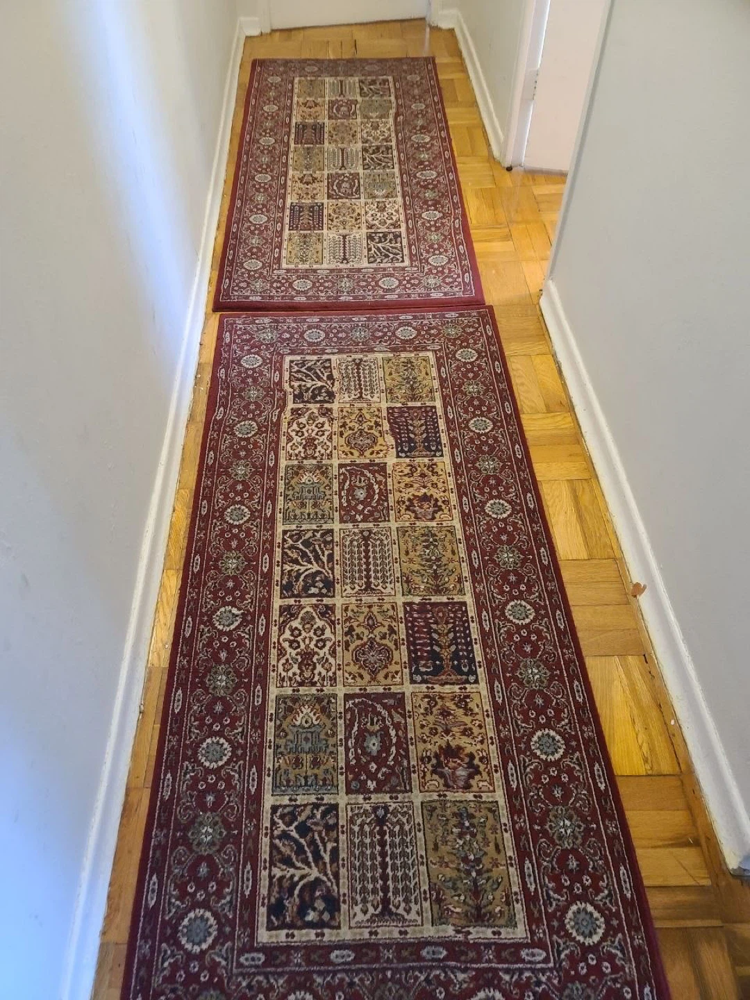 Set of 2 Persian Style Runner Rugs