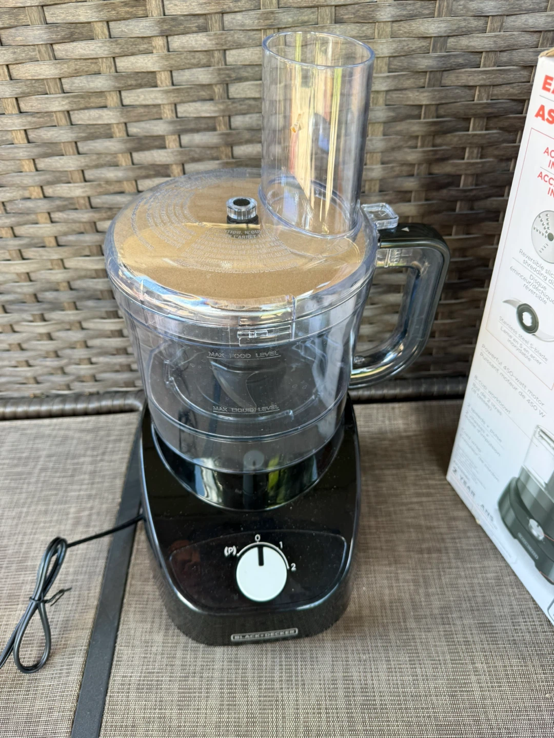 BLACK+DECKER 8‑Cup Food Processor – Brand New, Never Used - photo 4