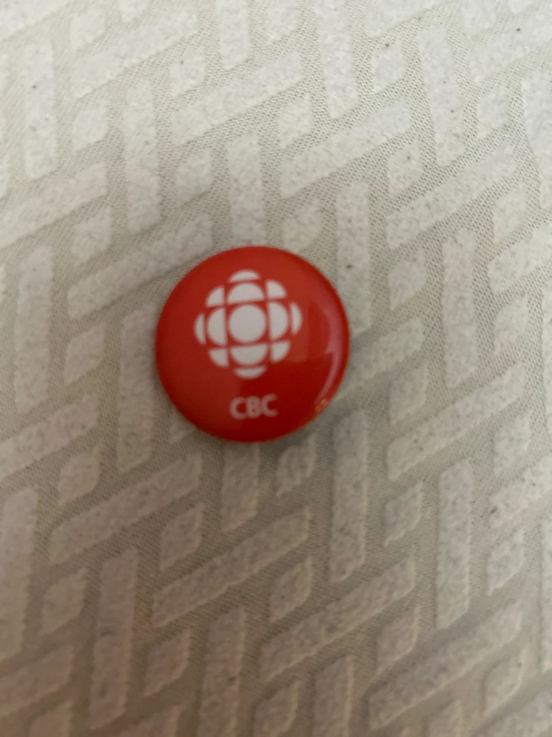 CBC Red Button Pin