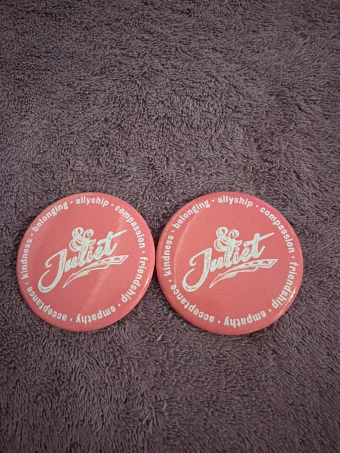Set of 2 & Juliet Buttons