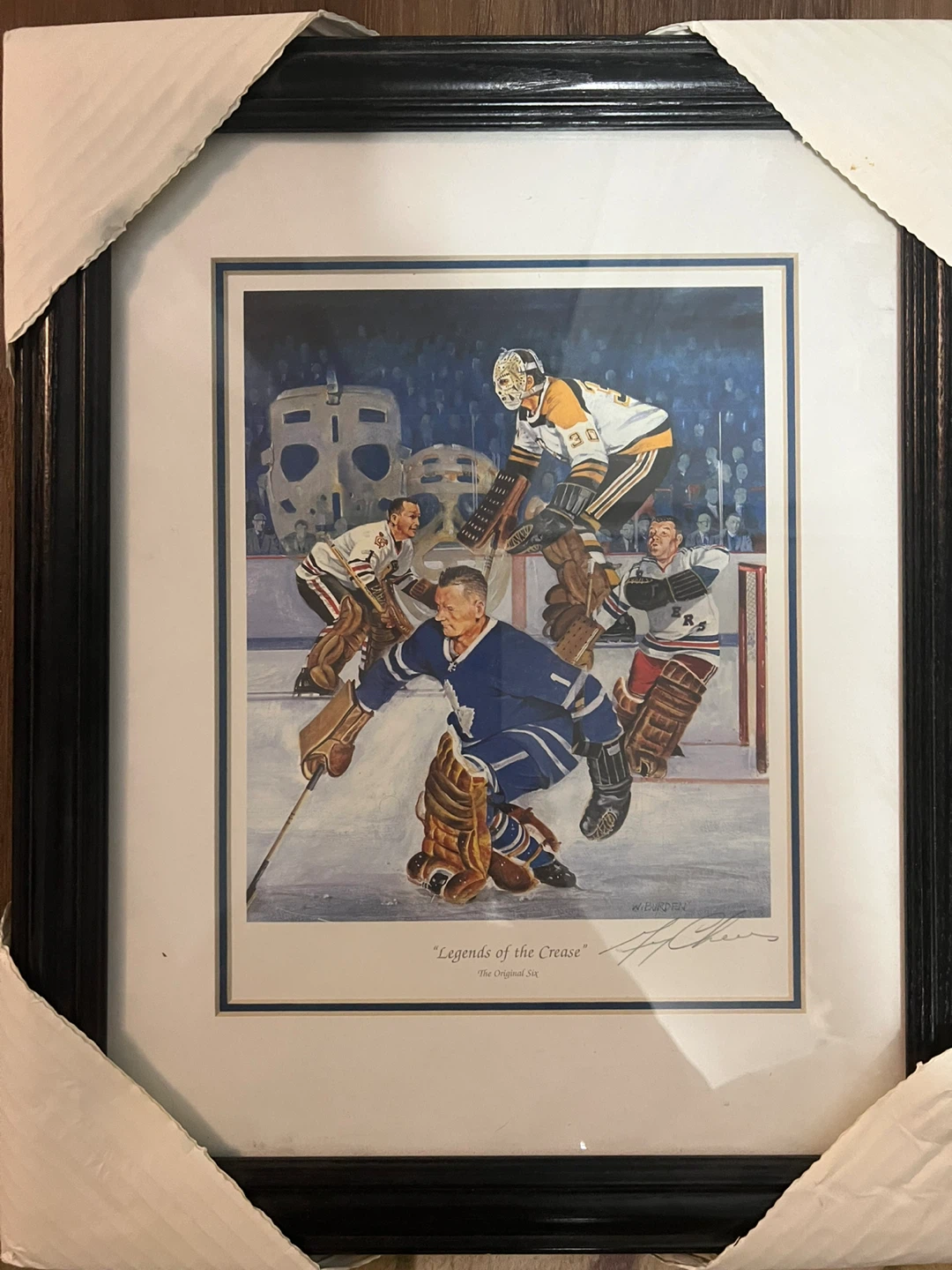 Signature Authentics Legends of the Crease Hockey Art Print