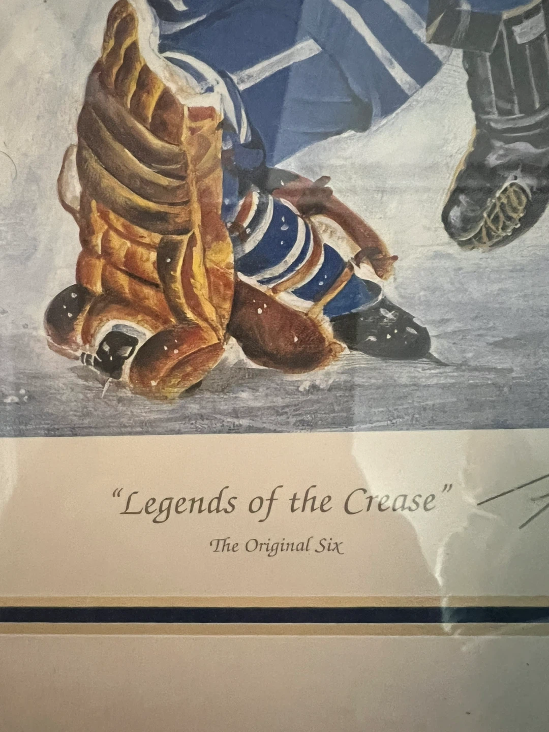 Signature Authentics Legends of the Crease Hockey Art Print - photo 2